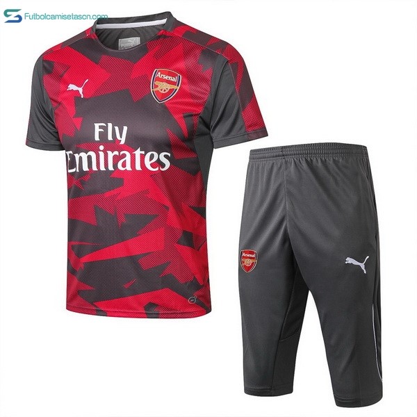 Entrenamiento Arsenal Conjunto Completo 2018/19 Rojo Gris Marino